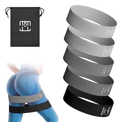 GOCHA Gadgets, Resistance Loop Stretching Bands, Fitness Elastic Bands with Different Strength Levels for Training, Gym Workout, Yoga, Exercise – Pack of 5