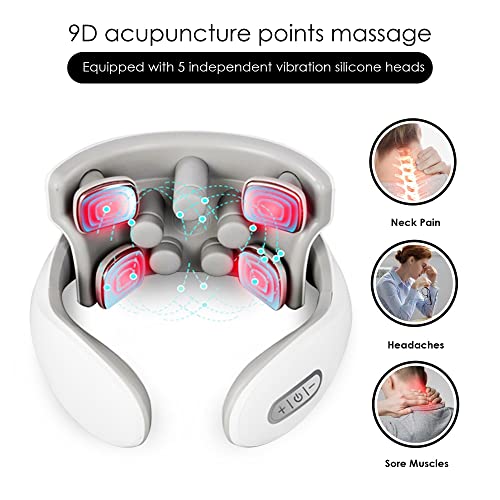 GOCHA Gadgets, Portable Electric Neck and Back Massager, Shoulder Massager with High Frequency – Multiple Mode Functions