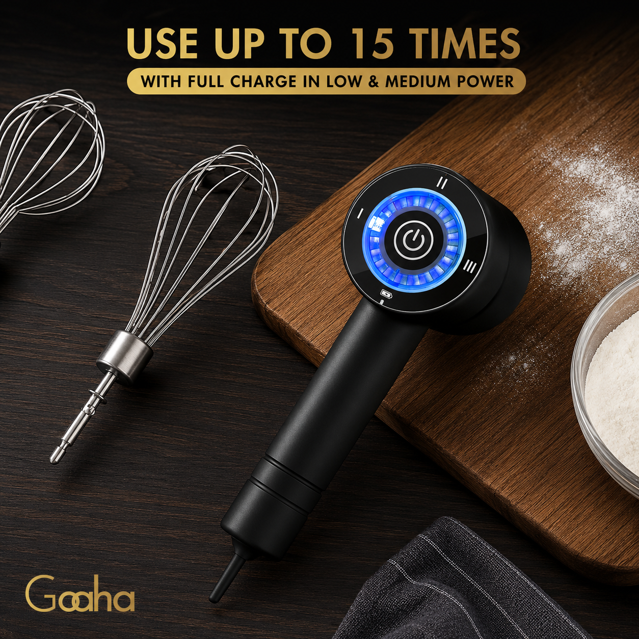Gocha Mini Wireless Electric Whisk — image 5