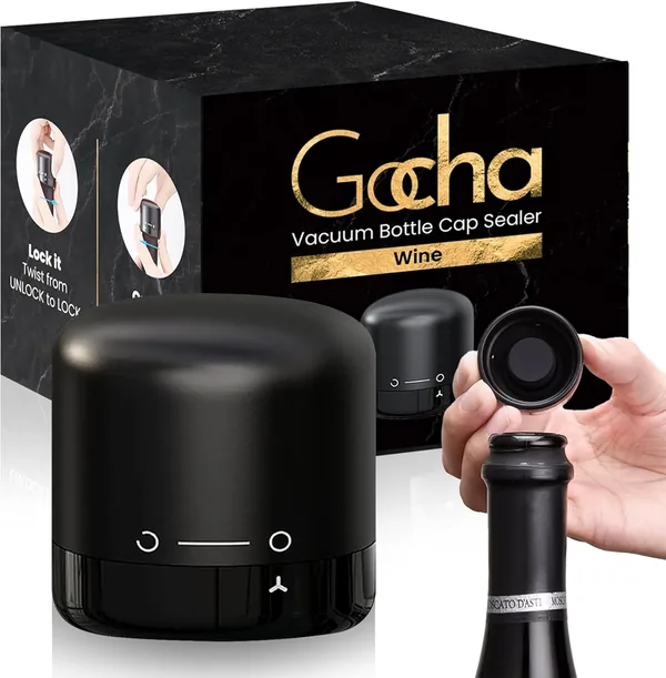 Gocha Wine Vacuum Bottle Cap Sealer