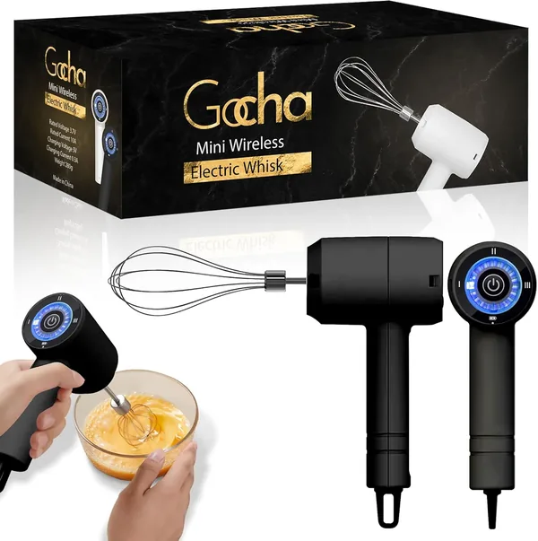 Gocha Mini Wireless Electric Whisk